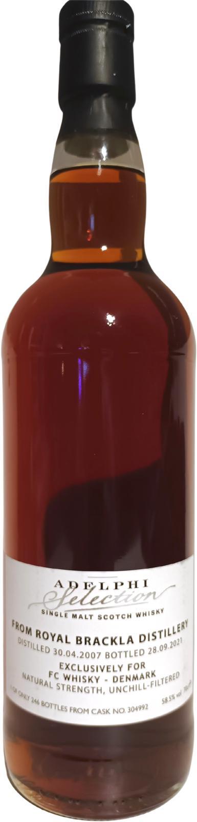 Royal Brackla 2007 AD  Selection