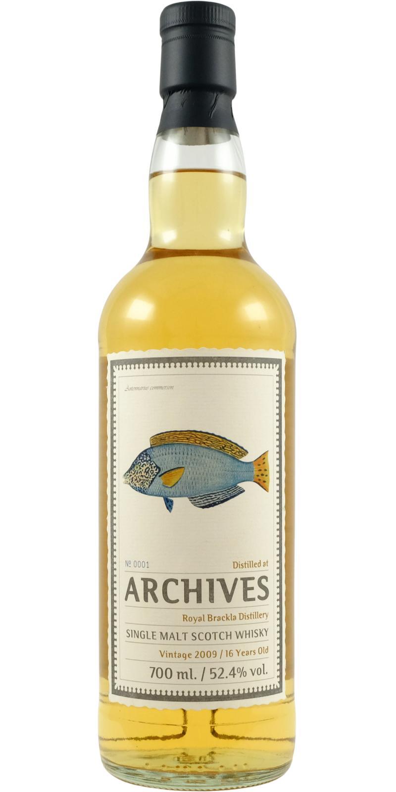 Royal Brackla 2009 Arc  The Fishes of Samoa