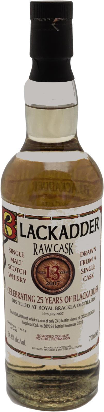 Royal Brackla 2007 BA  Raw Cask