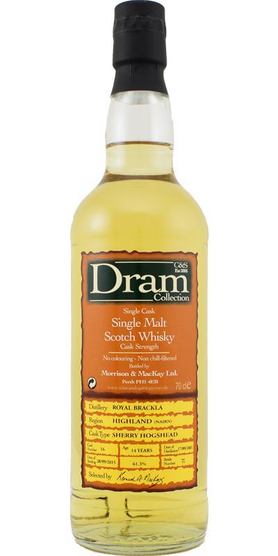 Royal Brackla 2001 C&S  Dram Collection