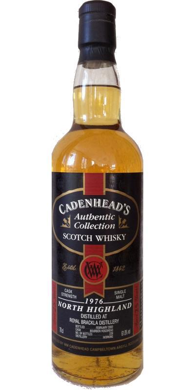 Royal Brackla 1976 CA  Authentic Collection