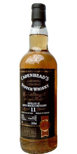 Royal Brackla 1992 CA  Authentic Collection