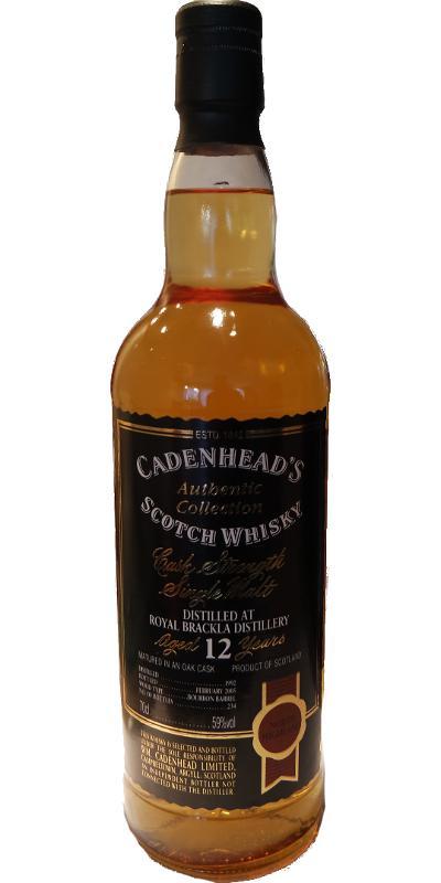 Royal Brackla 1992 CA  Authentic Collection