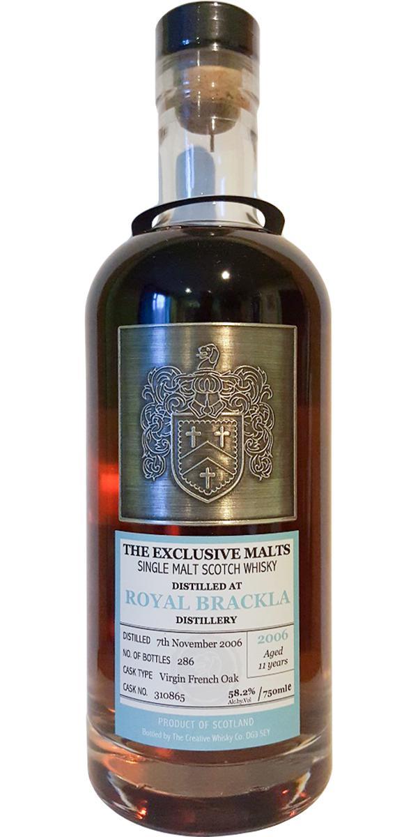 Royal Brackla 2006 CWC  The Exclusive Malts