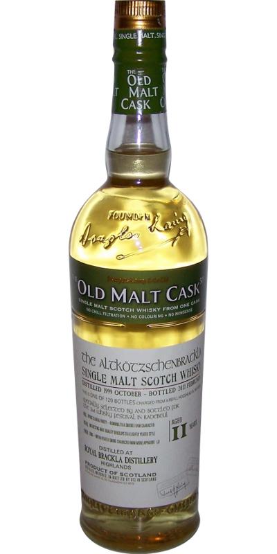 Royal Brackla 1999 DL  The Old Malt Cask - The Altkoetzschenbrackla