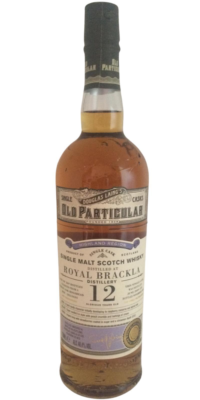 Royal Brackla 2009 DL  Old Particular