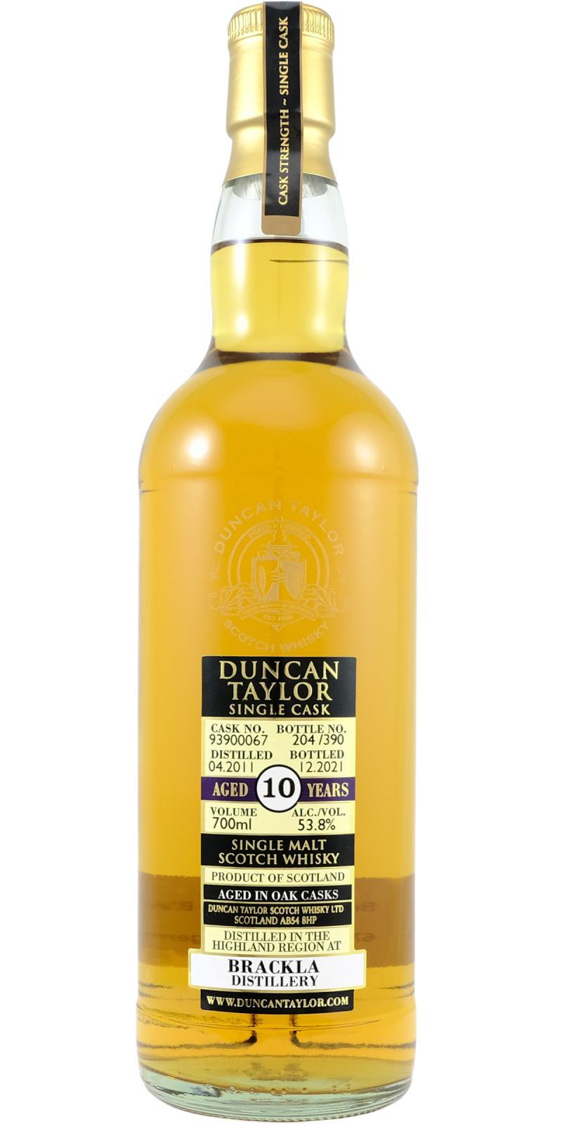Royal Brackla 2011 DT  Single Cask