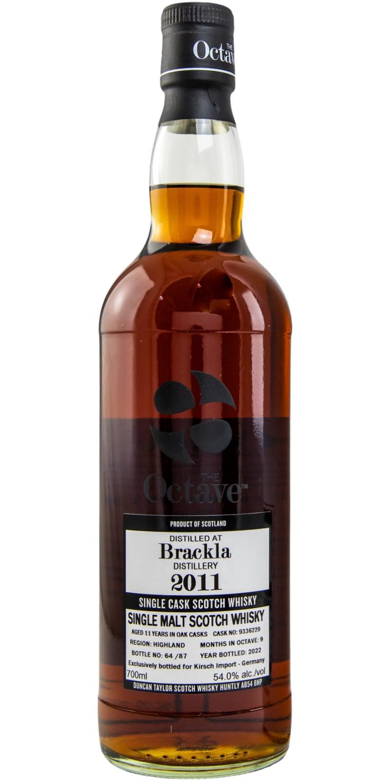 Royal Brackla 2011 DT  The Octave