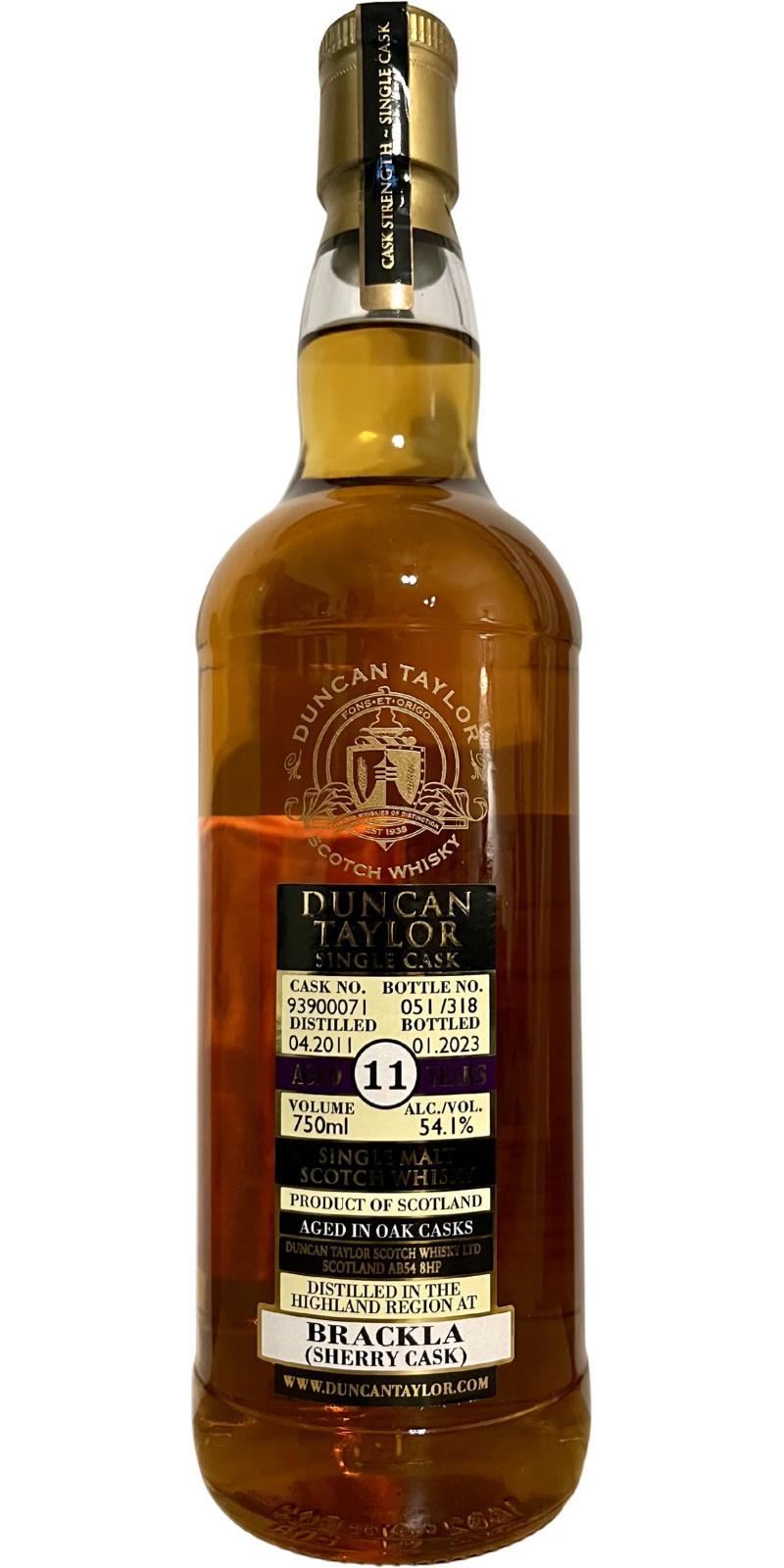 Royal Brackla 2011 DT  Single Cask
