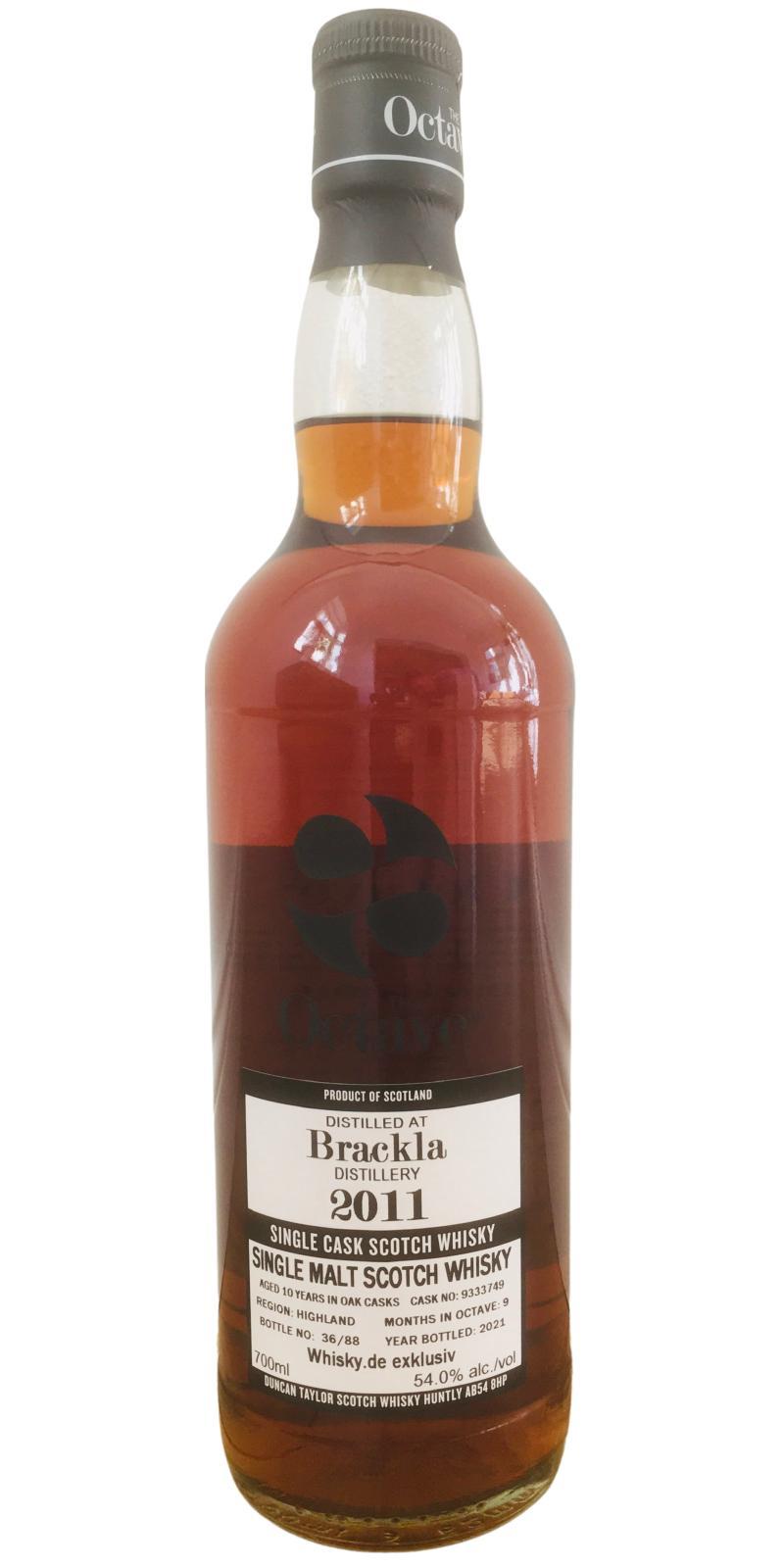 Royal Brackla 2011 DT  The Octave