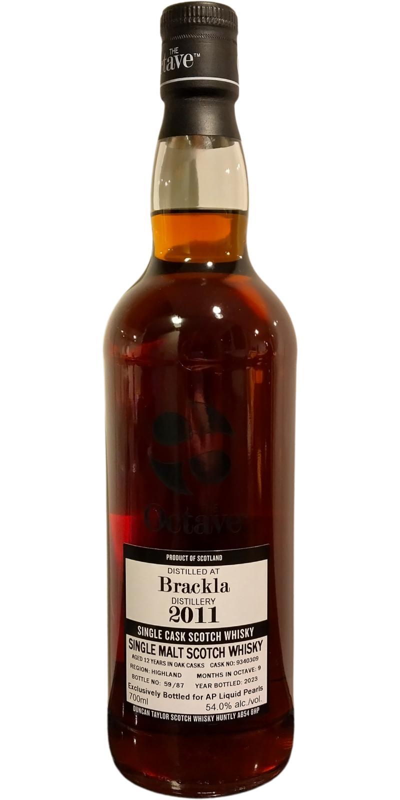 Royal Brackla 2011 DT  The Octave