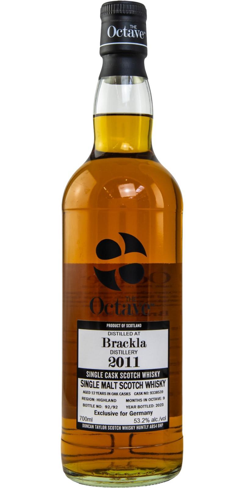 Royal Brackla 2011 DT  The Octave