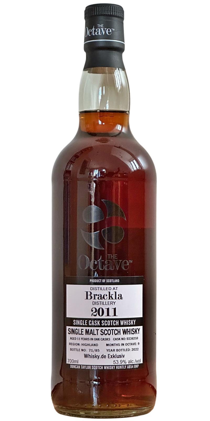 Royal Brackla 2011 DT  The Octave