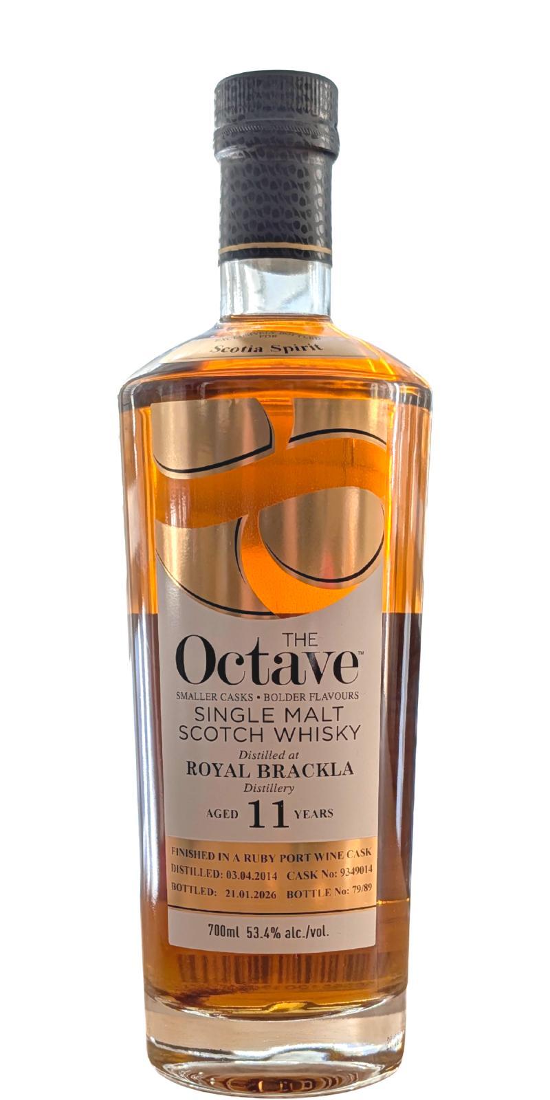 Royal Brackla 2014 DT  The Octave