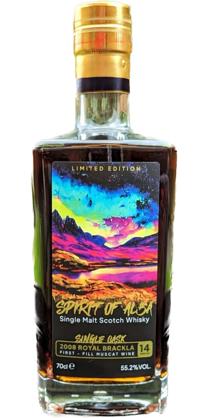 Royal Brackla 14-year-old FibW  Spirit of Alba