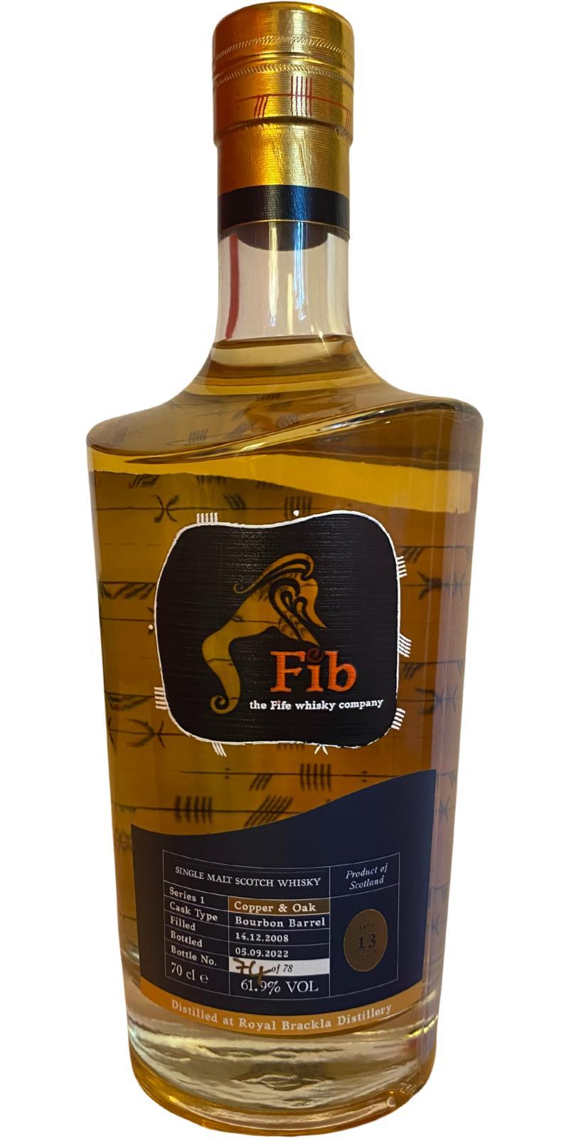 Royal Brackla 2008 FibW  Copper & Oak Series 1