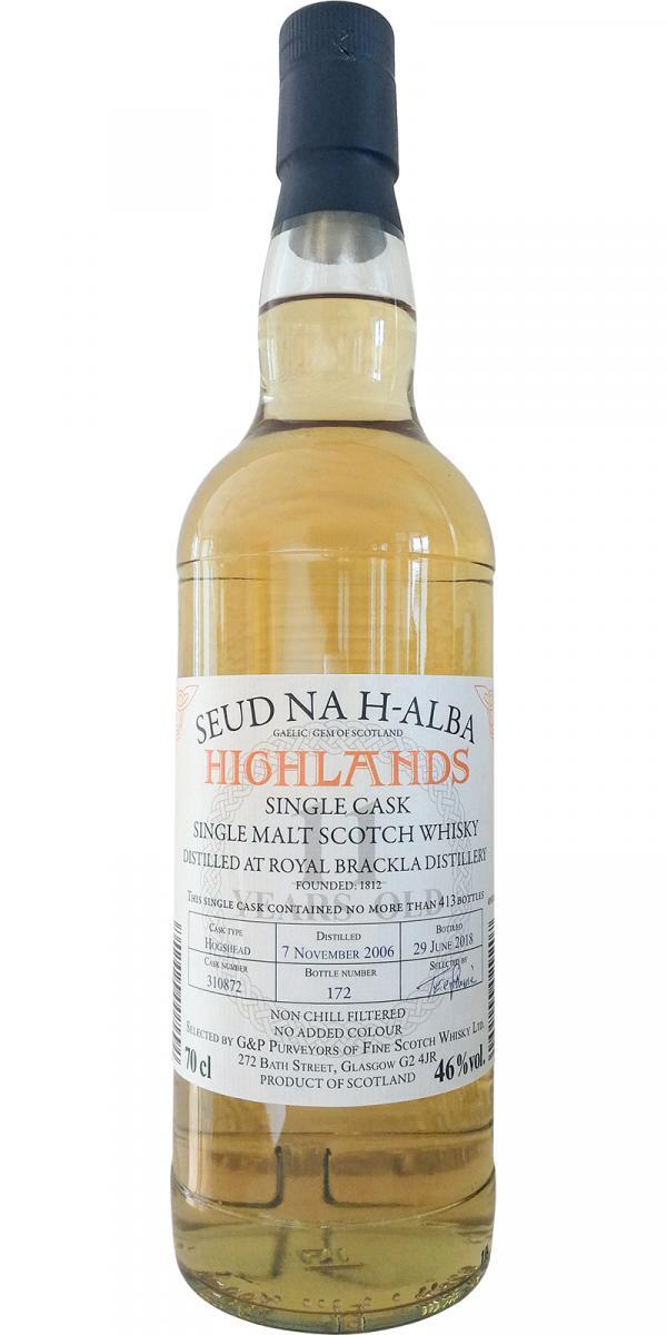 Royal Brackla 2006 GPP  Seud na h-alba