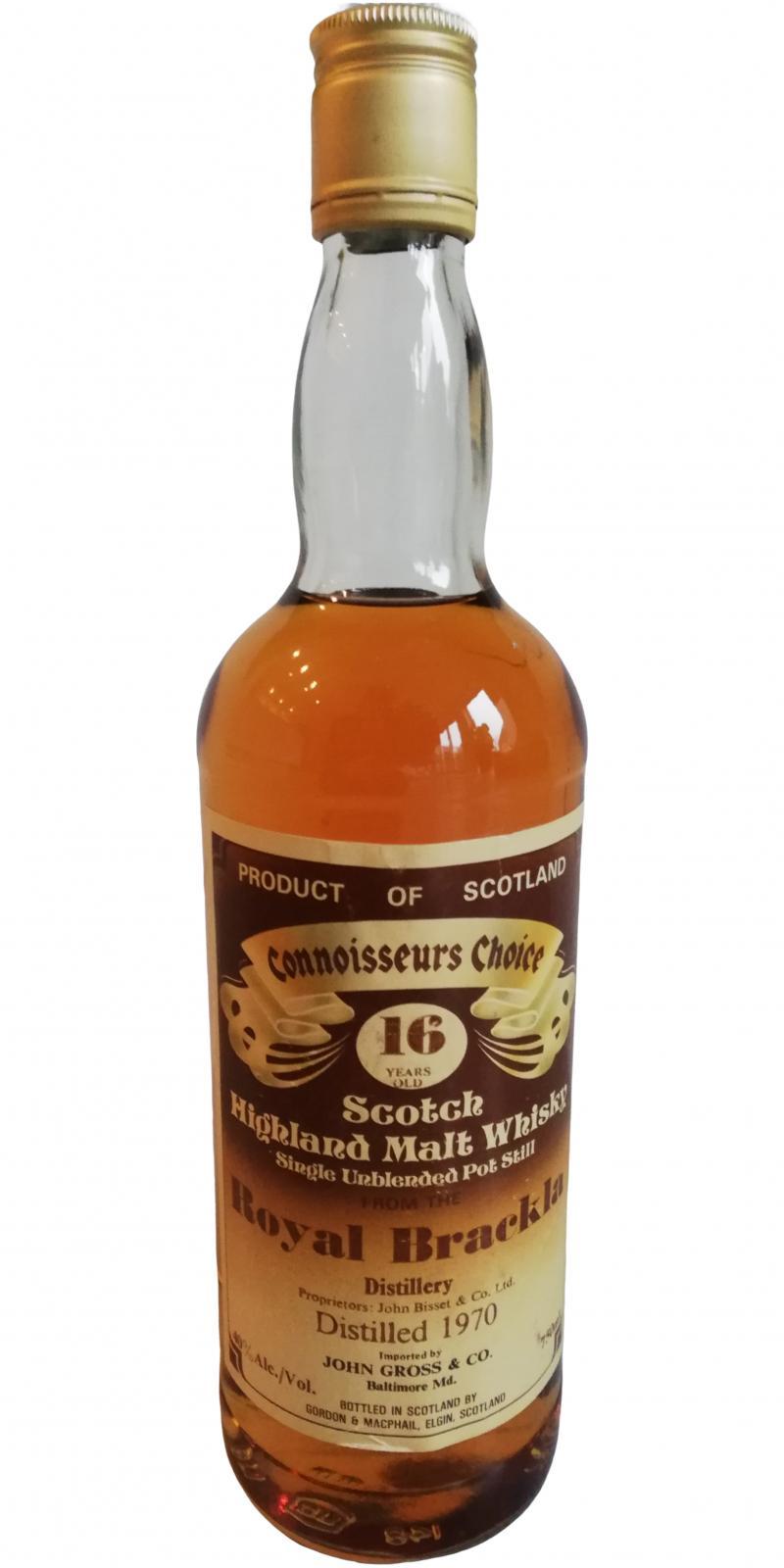 Royal Brackla 1970 GM  Connoisseurs Choice