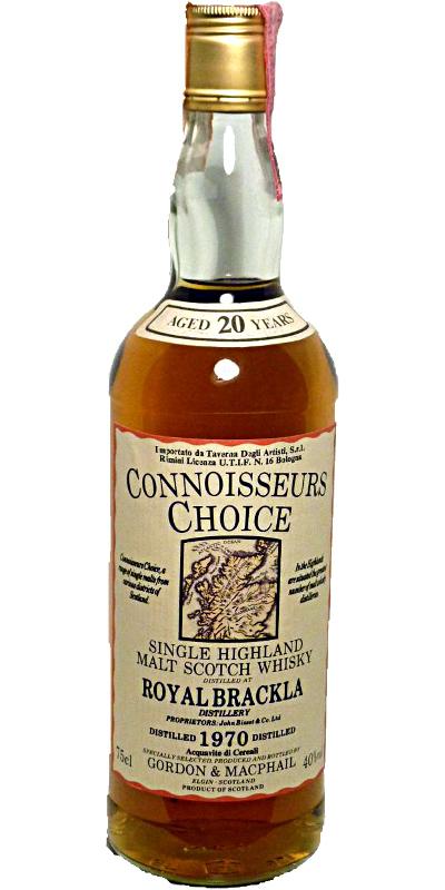 Royal Brackla 1970 GM  Connoisseurs Choice