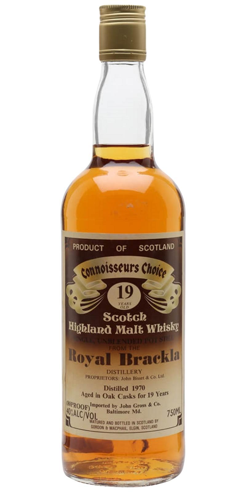 Royal Brackla 1970 GM  Connoisseurs Choice