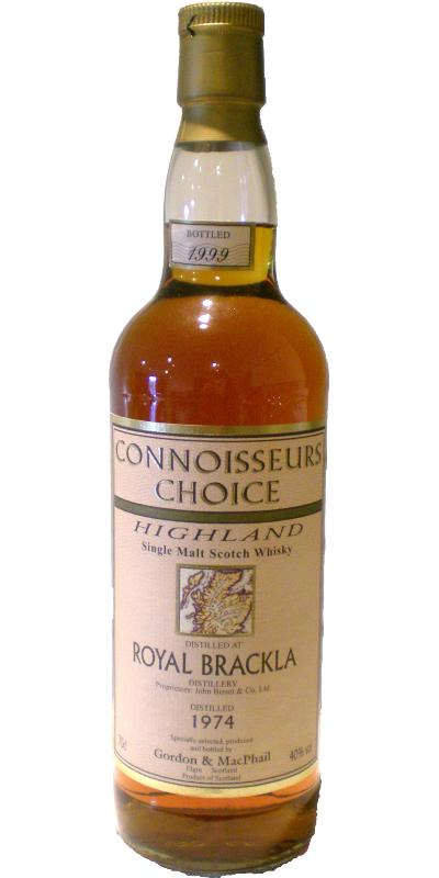 Royal Brackla 1974 GM  Connoisseurs Choice