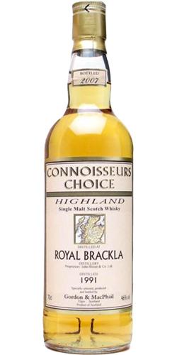 Royal Brackla 1991 GM  Connoisseurs Choice