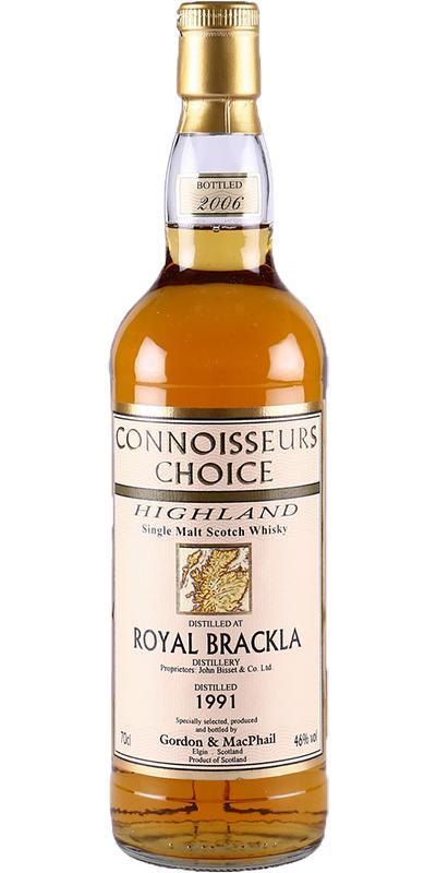 Royal Brackla 1991 GM  Connoisseurs Choice