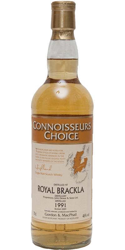 Royal Brackla 1991 GM  Connoisseurs Choice