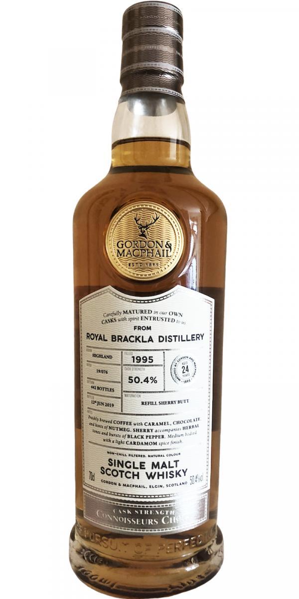 Royal Brackla 1995 GM  Connoisseurs Choice - Cask Strength
