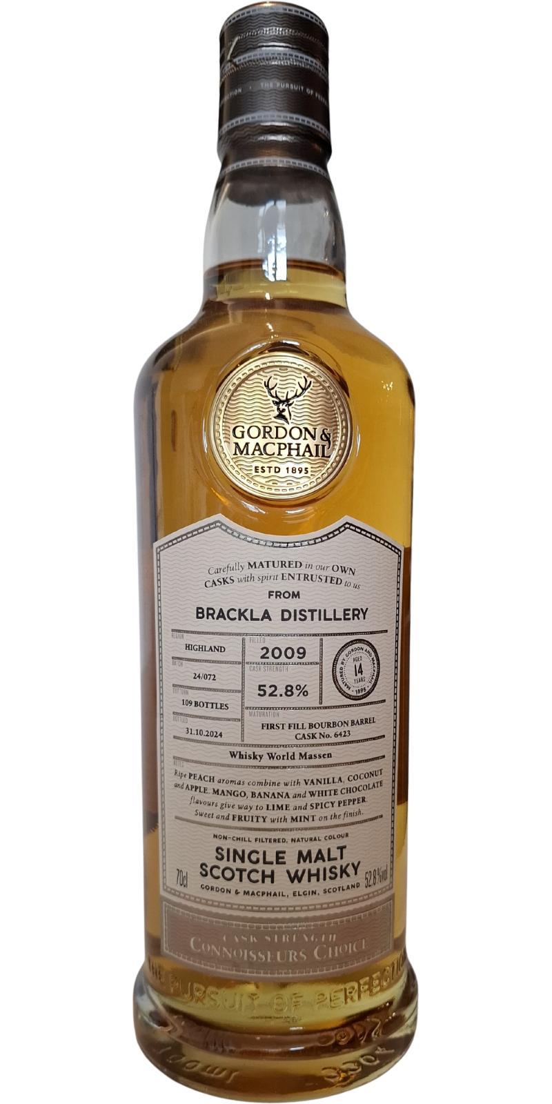 Royal Brackla 2009 GM  Connoisseurs Choice - Cask Strength
