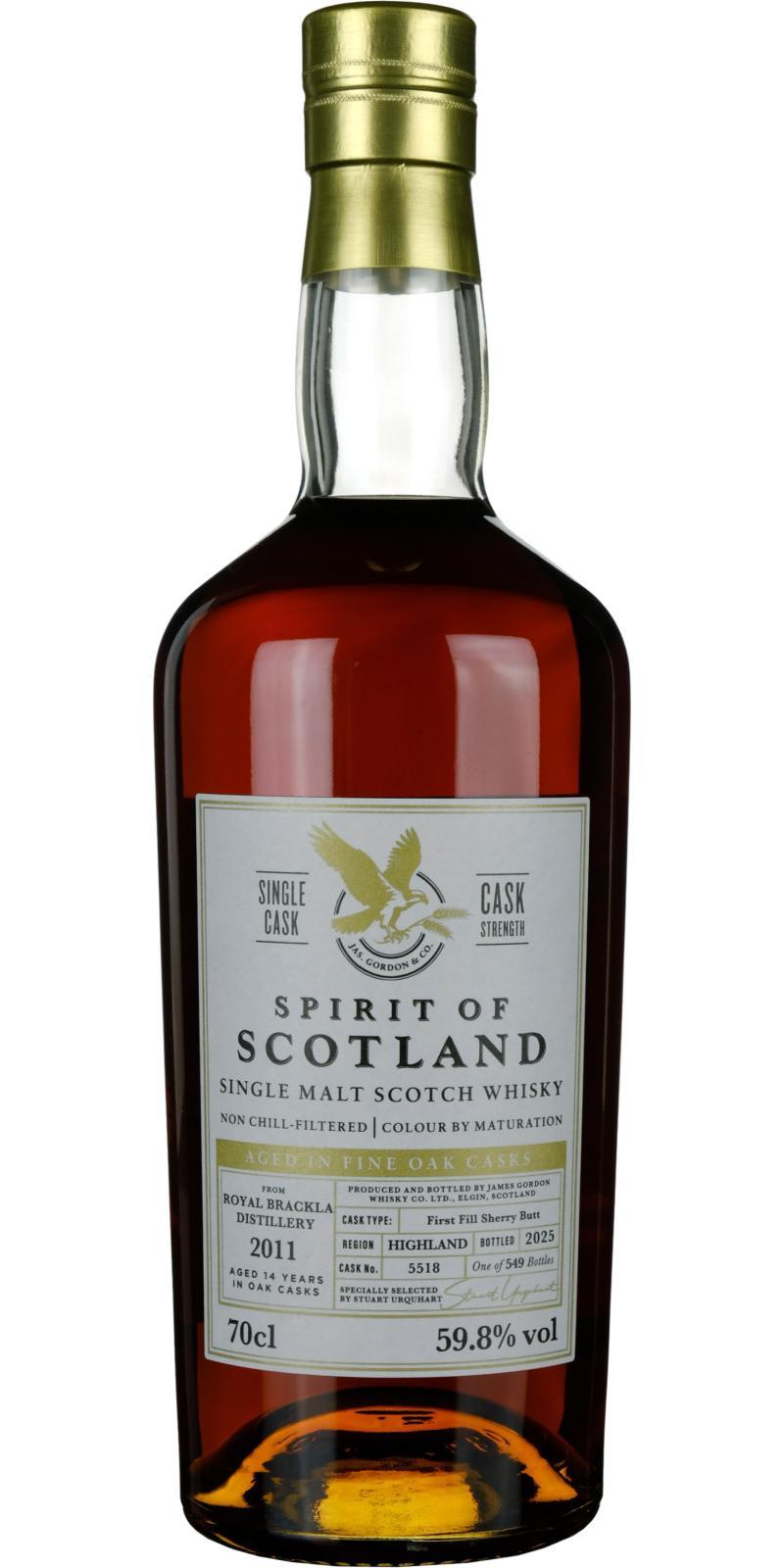 Royal Brackla 2011 GM  Spirit of Scotland