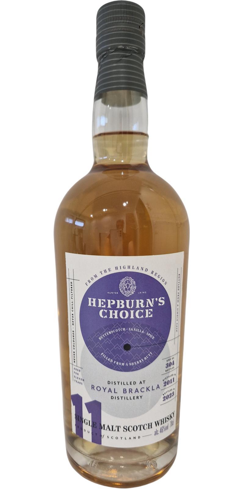 Royal Brackla 2011 HL  Hepburn's Choice