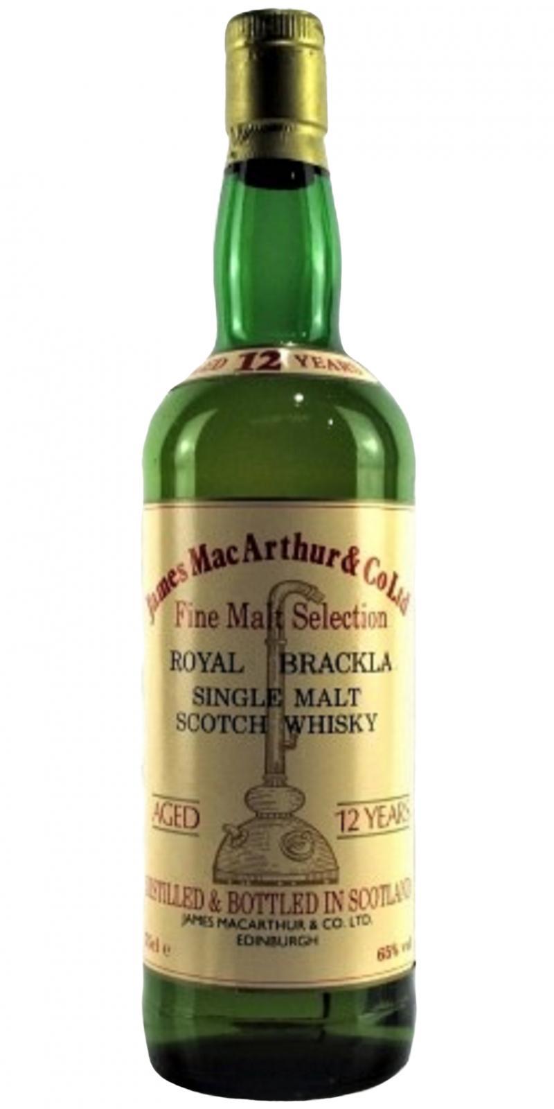 Royal Brackla 12-year-old JM  Fine Malt Selection