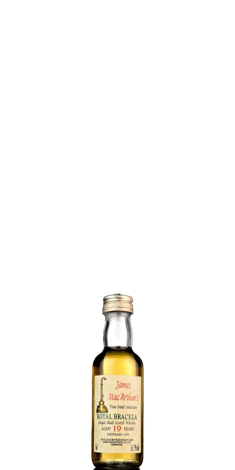 Royal Brackla 1975 JM  Fine Malt Selection - Miniature