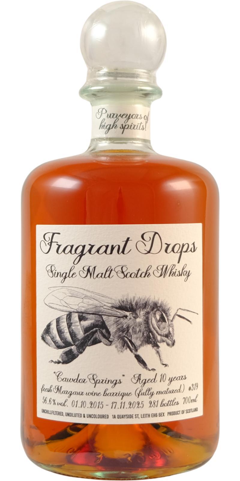 Cawdor Springs 2015 KCC  Fragrant Drops