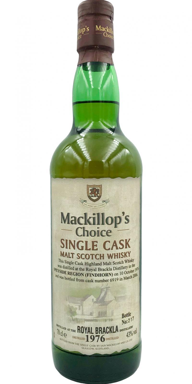 Royal Brackla 1976 McC  Single Cask
