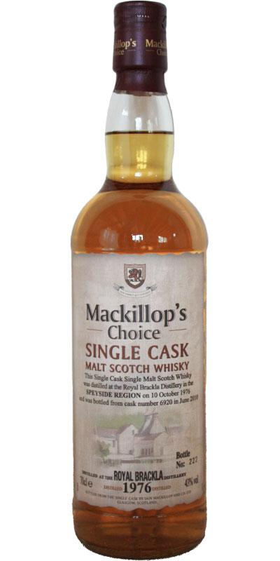 Royal Brackla 1976 McC  Single Cask