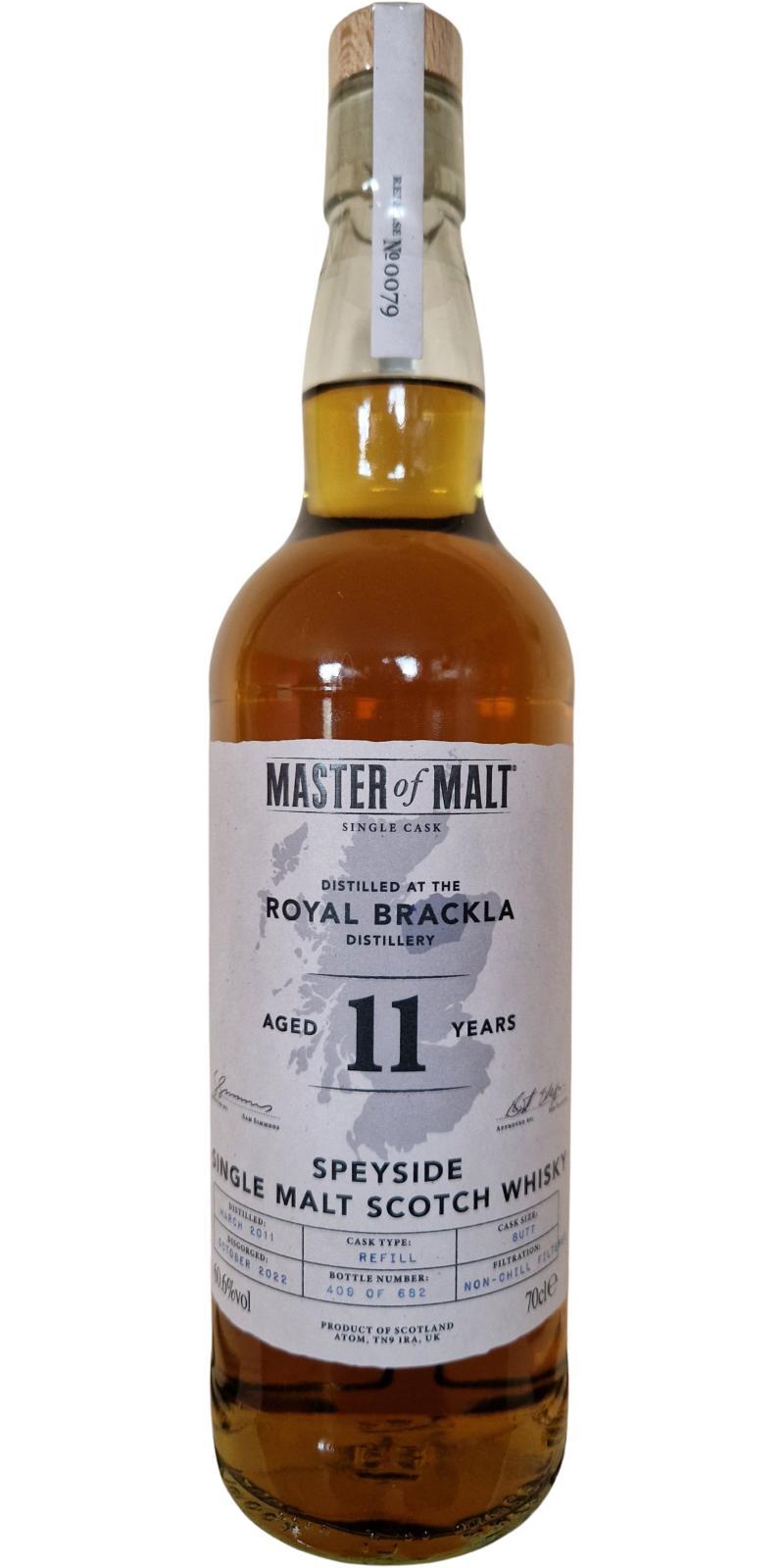 Royal Brackla 2011 MoM  Single Cask