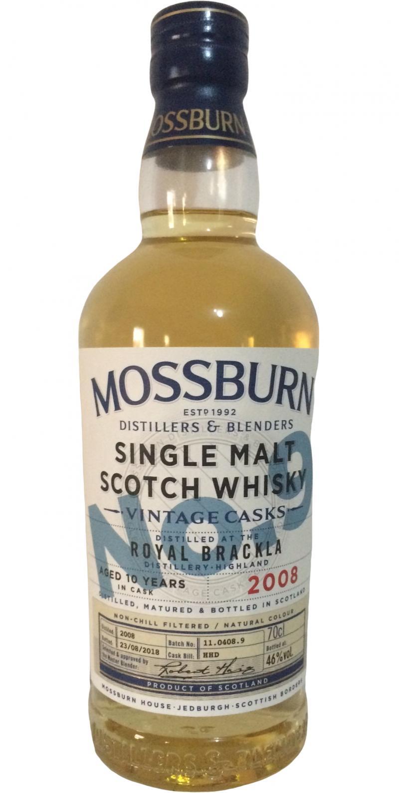 Royal Brackla 2008 MDB  Vintage Casks - No. 9