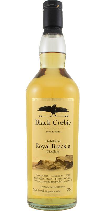 Royal Brackla 2006 RK  Black Corbie