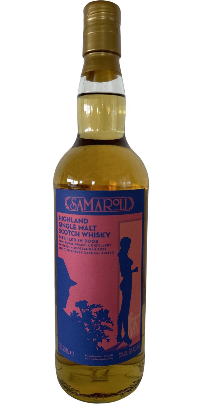 Royal Brackla 2008 Sa  Coilltean Int. Co. LTD