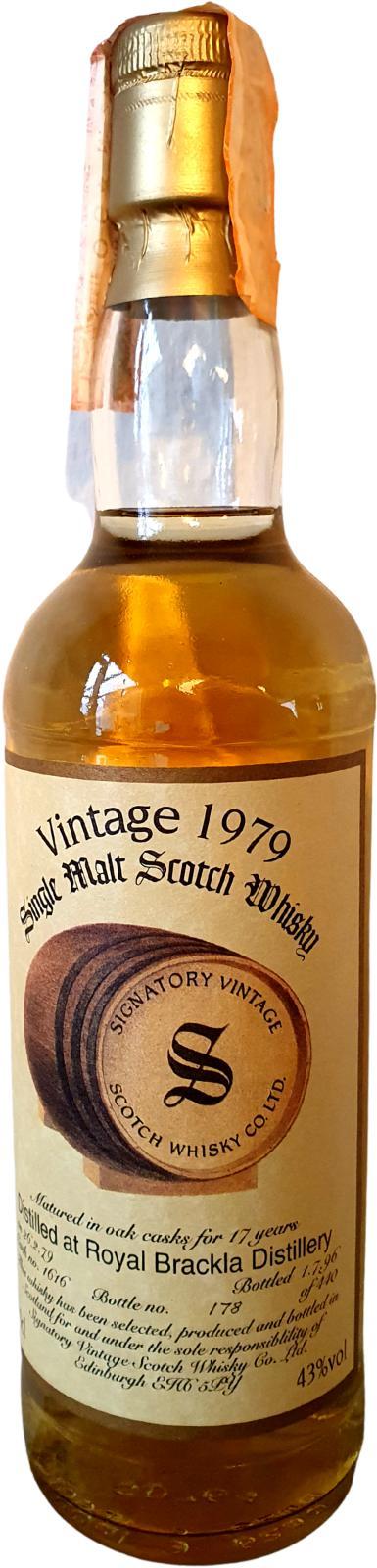 Royal Brackla 1979 SV  Vintage Collection
