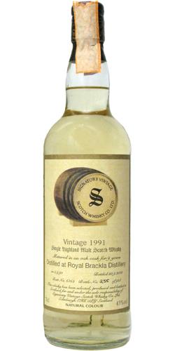 Royal Brackla 1991 SV  Vintage Collection