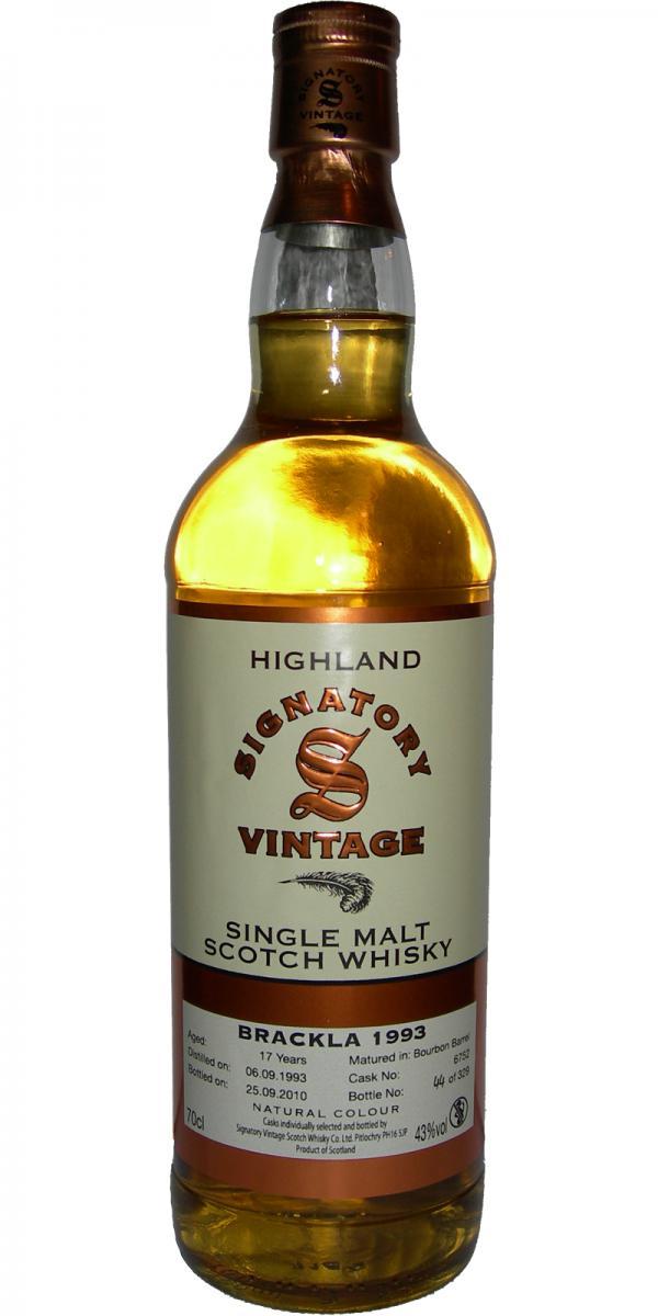 Royal Brackla 1993 SV  Vintage Collection