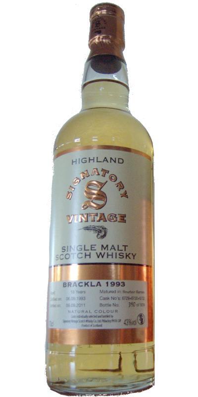 Royal Brackla 1993 SV  Vintage Collection