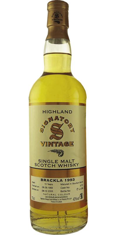 Royal Brackla 1993 SV  Vintage Collection