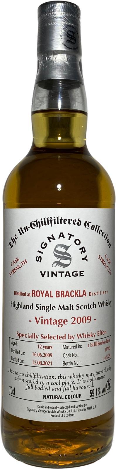 Royal Brackla 2009 SV  The Un-Chillfiltered Collection - Cask Strength