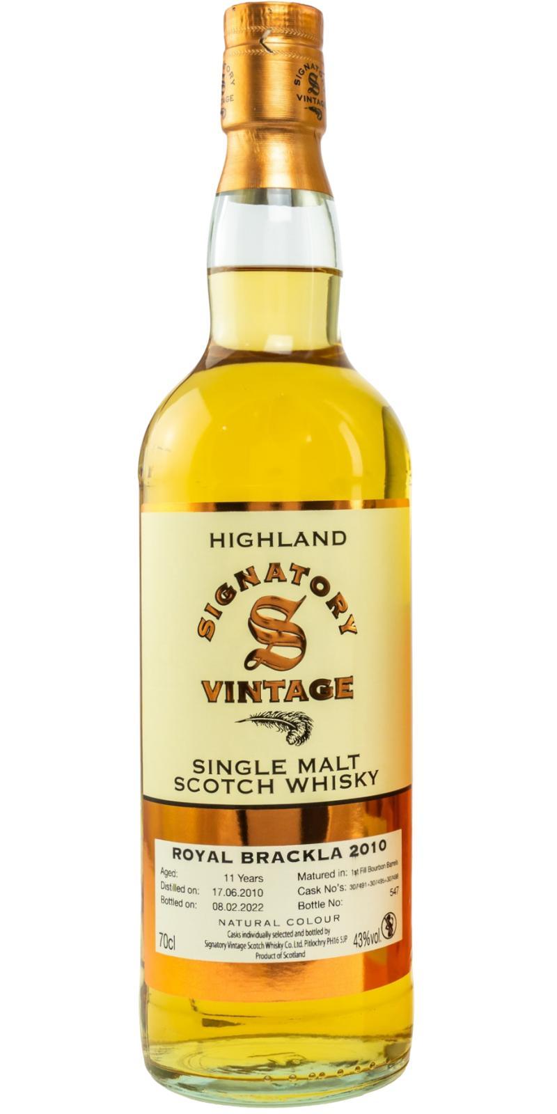 Royal Brackla 2010 SV