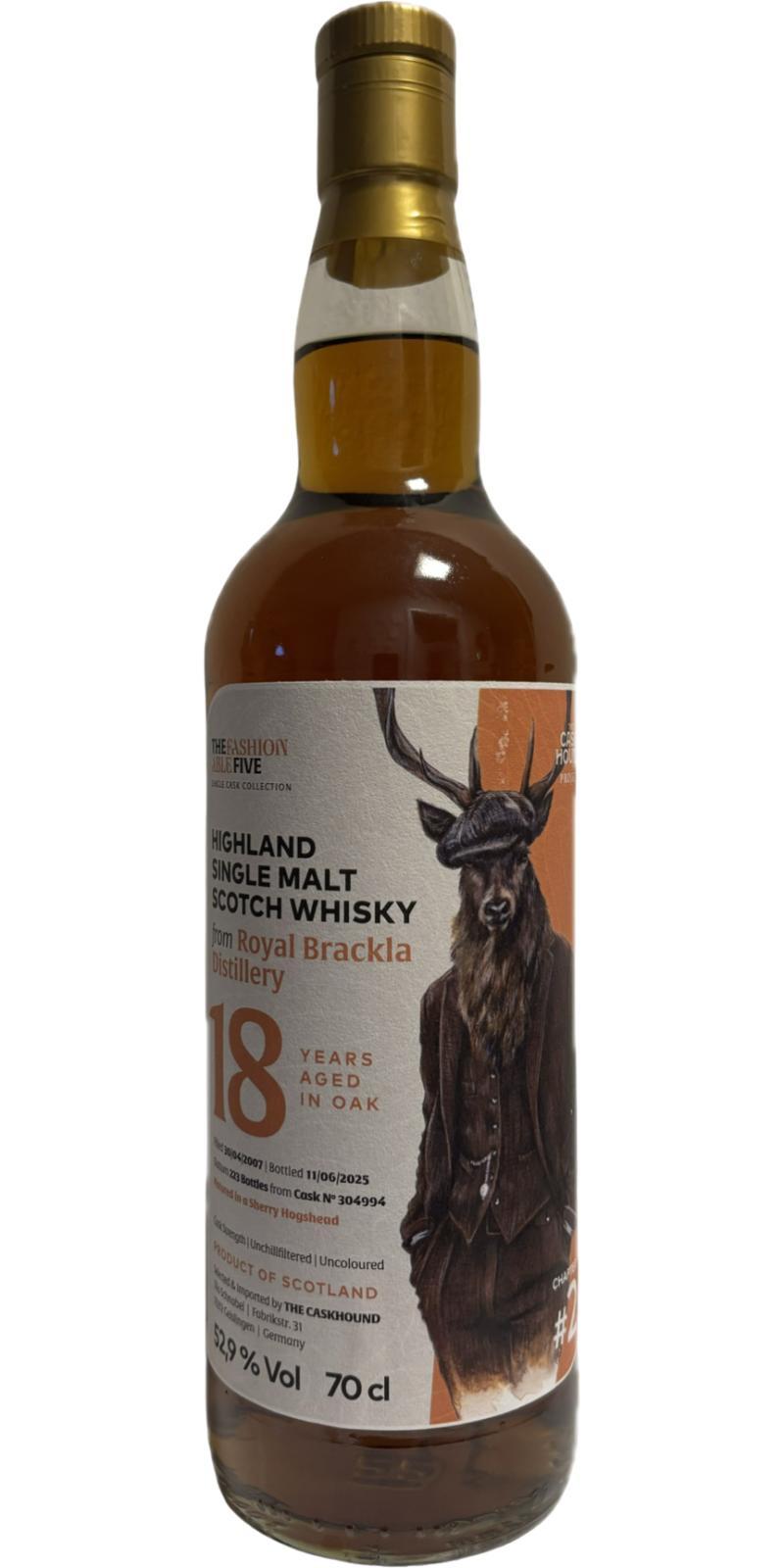 Royal Brackla 2007 TCaH  The Fashionable Five #2