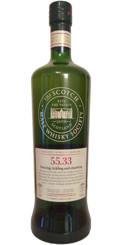 Royal Brackla 1997 SMWS 55.33  Dancing, tickling and charming